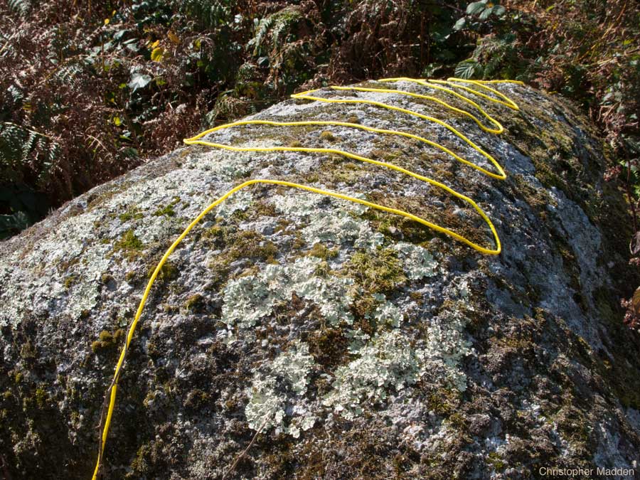 contemporary art in the environment, intervention in the landscape or land art, St Ives, Cornwall