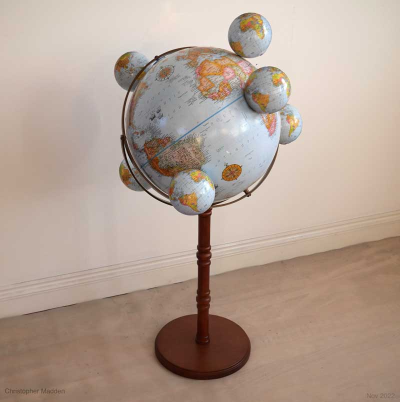 Contemporary environmental art - globe