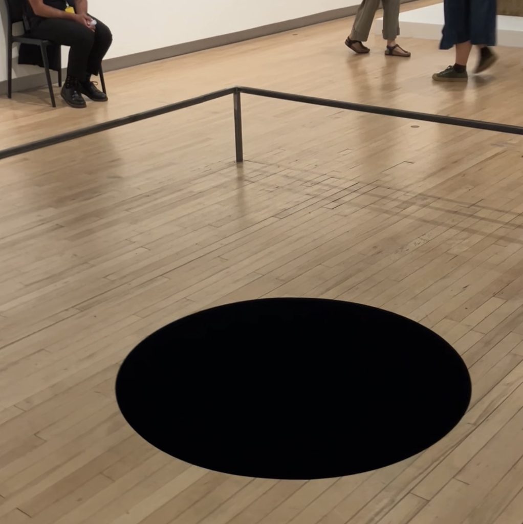 Vantablack artwork by Anish Kapoor