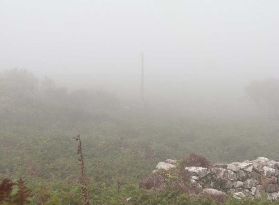 Mist at Carne Cottage, Zennor Hill